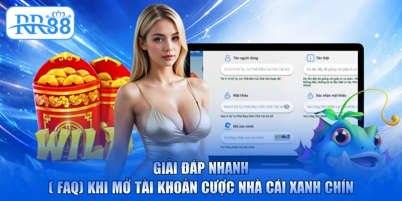 Giải đáp nhanh ( FAQ) khi mở tài khoản cược nhà cái xanh chín
